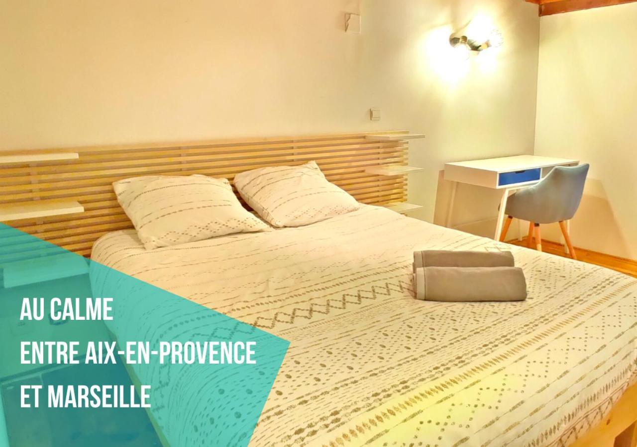 Entre Aix Et Marseille - Petite Maison A Auriol Eksteriør billede